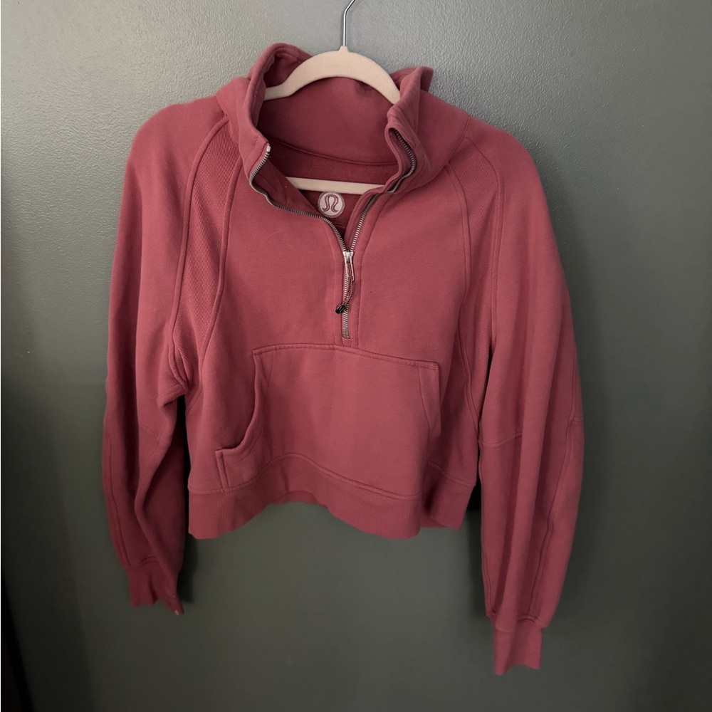 Lululemon Athletica Dusky Rose Pink Clay Scuba Hoodie